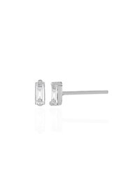 Heliophilia Silver Pendientes de plata de ley 925 con refuerzo de rodio